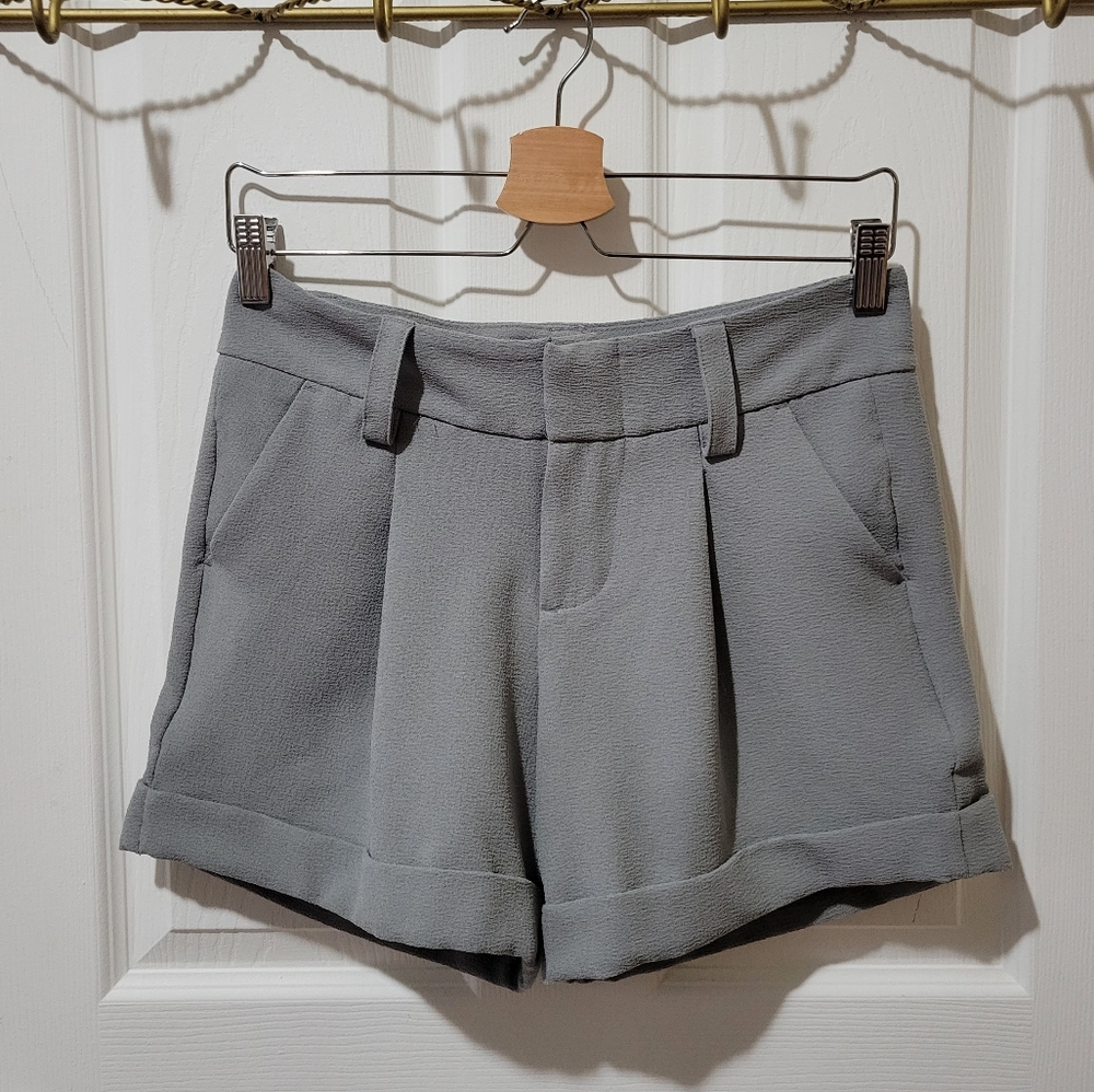 Grey high waisted shorts Philosophy 4